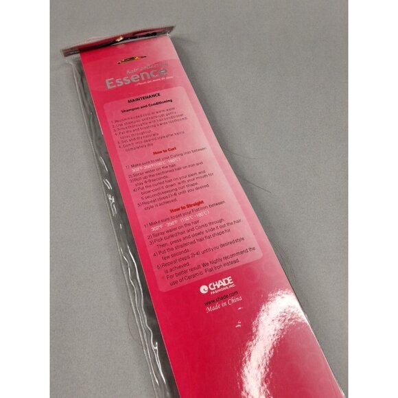 18” Essence #33 Auburn Yaki Straight Bulk Micro Braiding Blend Hair - Picture 5 of 5